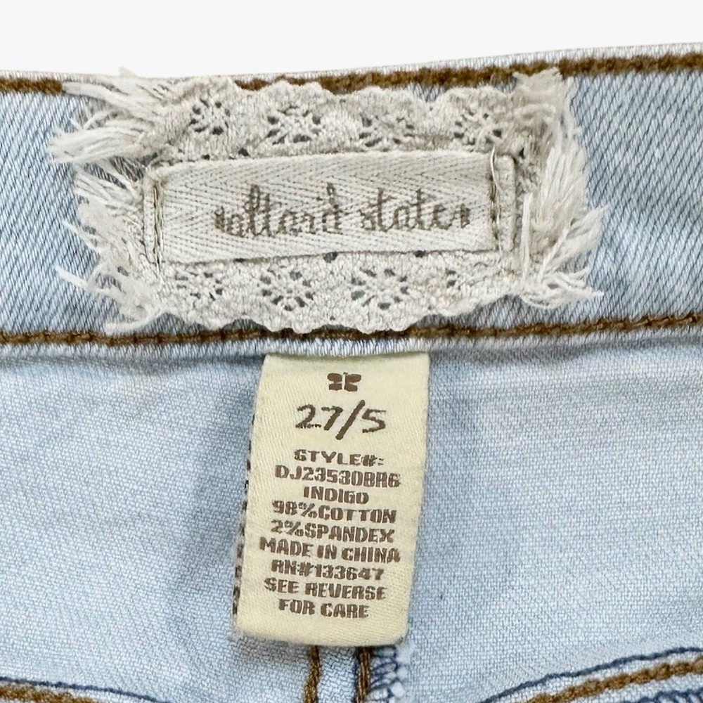 Altar'd State light wash flare jeans 27/5 - Picture 3 of 9